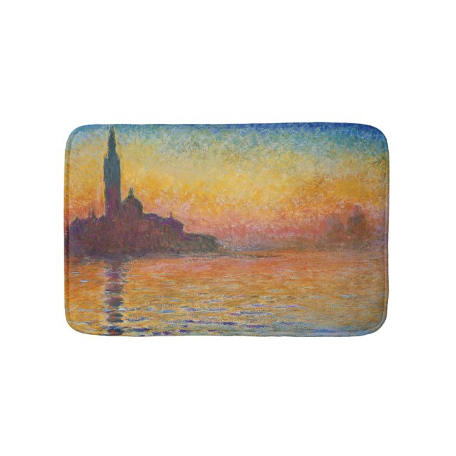 Claude Monet - San Giorgio Maggiore vid Dusk Badrumsmatta (Framsidan)