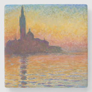 Claude Monet - San Giorgio Maggiore vid Dusk Stenunderlägg