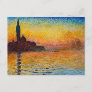 Claude Monet-San Giorgio Maggiore vid vykort för D
