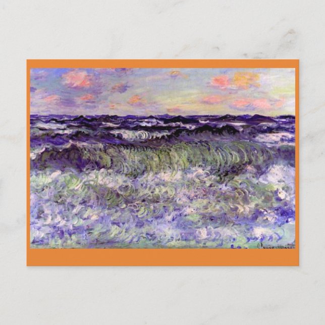 Claude Monet, Sea Study Vykort (Framsida)