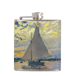 Claude Monet - Segelbåt på Le Petit-Gennevilliers Fickplunta