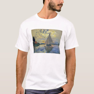 Claude Monet - Segelbåt på Le Petit-Gennevilliers T Shirt