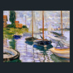 Claude Monet - Segelbåtar på havet Fototryck<br><div class="desc">Segelbåtar på Seine vid Petit - Gennevilliers av Claude Monet,  1874. Olja på canvas.</div>