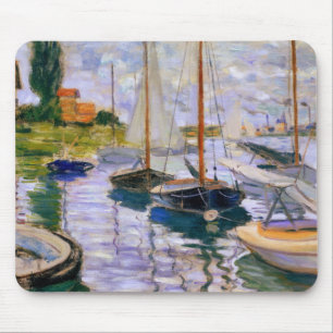 Claude Monet - Segelbåtar på havet Musmatta