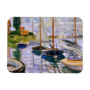 Claude Monet - segelbåtar på Seinen Magnet