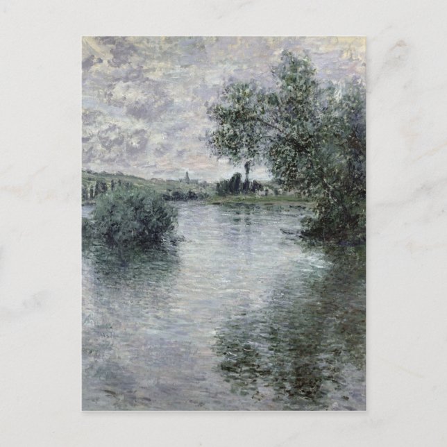 Claude Monet | Seine at Vetheuil, 1879 Vykort (Framsida)