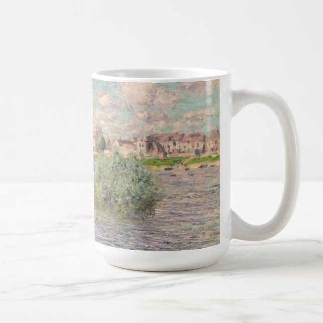 Claude Monet | Seine på Lavacourt Kaffemugg (Höger)