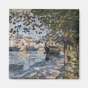 Claude Monet Seine på Rouen, 1872 Magnet