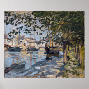 Claude Monet Seine på Rouen, 1872 Poster