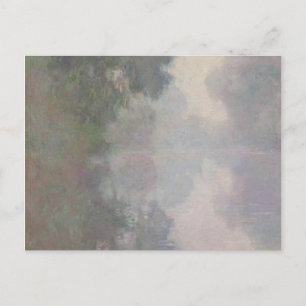 Claude Monet Seine vid Giverny, morgonMists Vykort