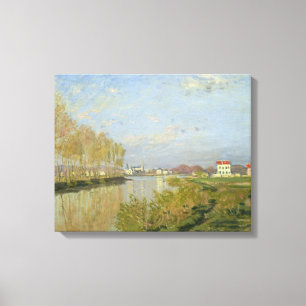 Claude Monet Seinen på Argenteuil, 1873 Canvastryck