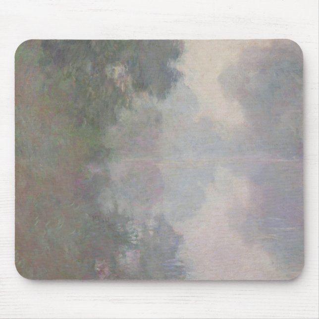Claude Monet | Seinen på Giverny, morgonmister Musmatta (Framsidan)