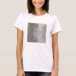 Claude Monet Seinen på Giverny, morgonmister Tee Shirt
