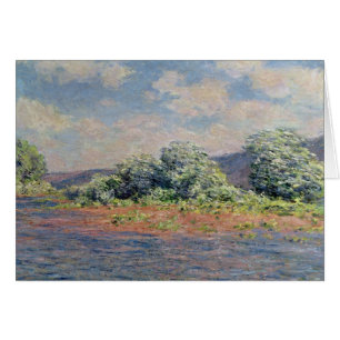 Claude Monet Seinen på Port-Villez, c.1890 Hälsningskort