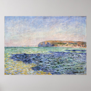Claude Monet Shadows on Sea, The Cliffs Poster