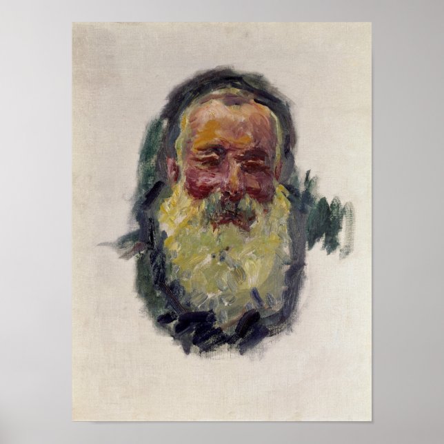 Claude Monet | Självporträtt, 1917 Poster (Framsidan)