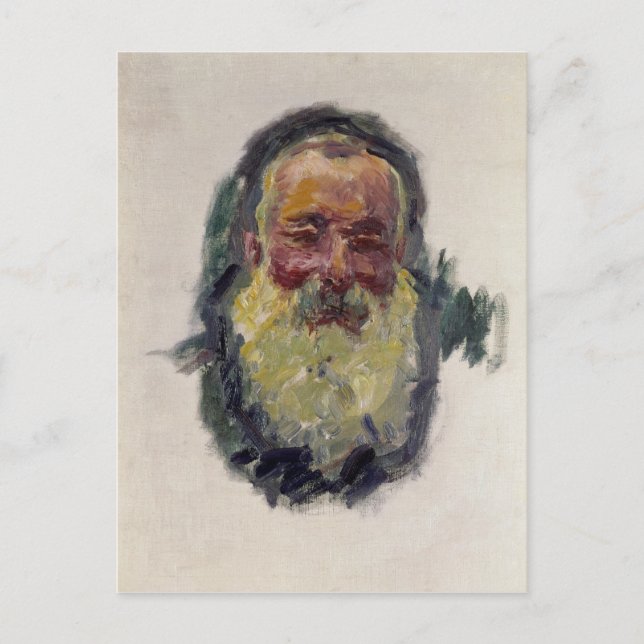 Claude Monet | Självporträtt, 1917 Vykort (Framsida)