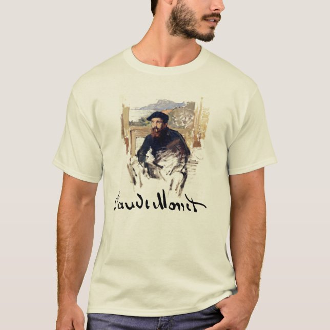 Claude Monet Självporträtt T-shirt (Framsida)
