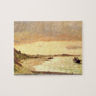 Claude Monet - sjösida på det Sainte Adresse Pussel
