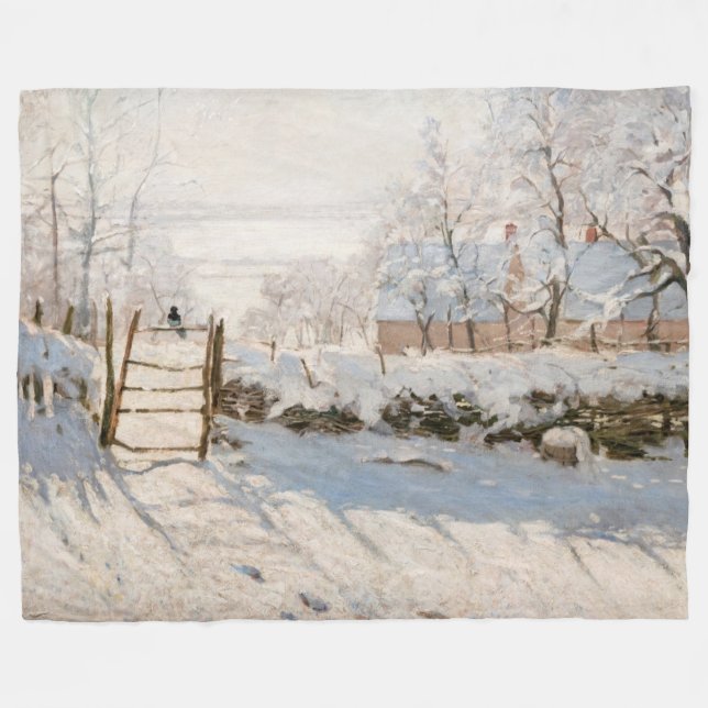 Claude Monet - Skatan Fleecefilt (Framsidan (Horisontell))