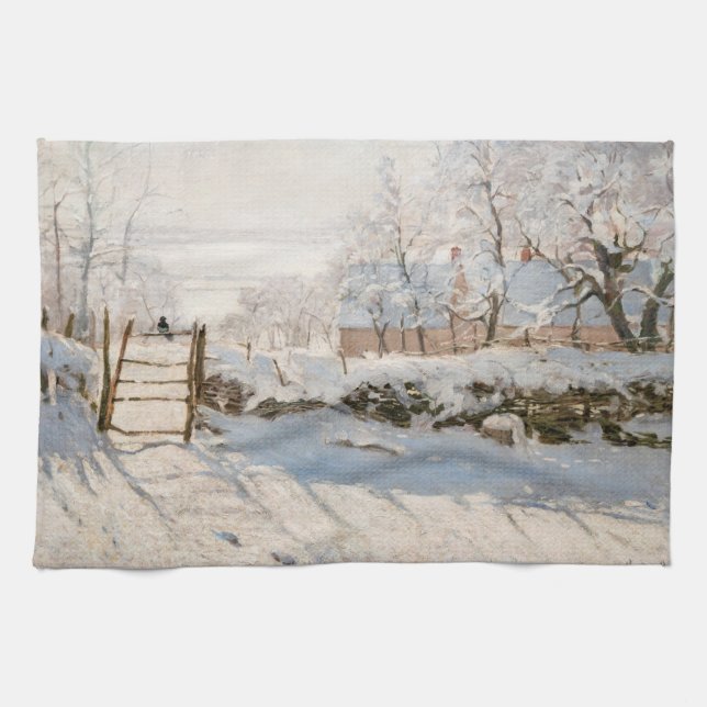 Claude Monet - Skatan Kökshandduk (Horisontell)