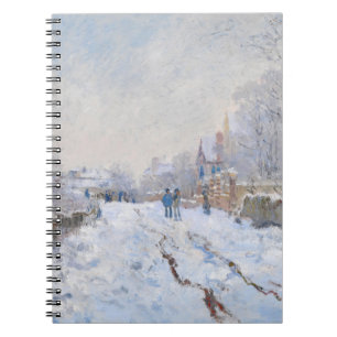 Claude Monet - Snö Scene i Argentina Anteckningsbok