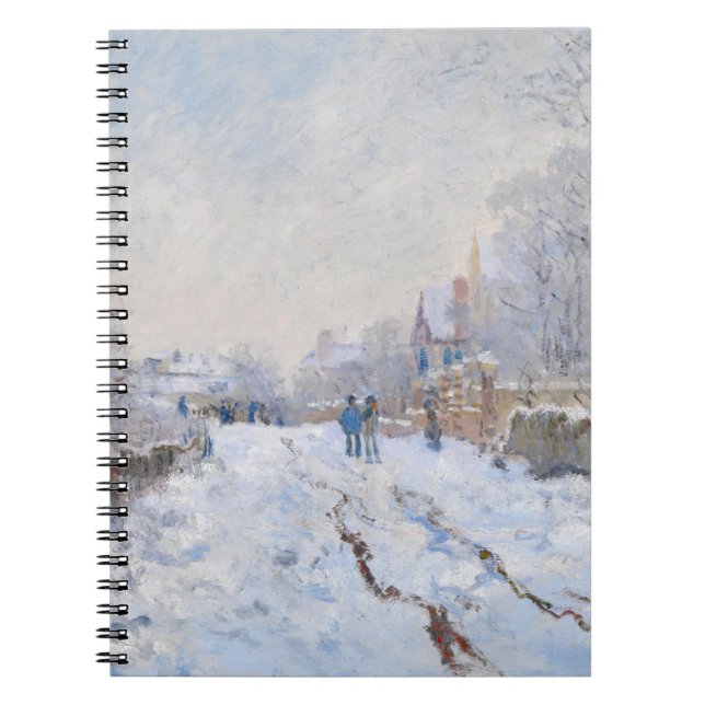 Claude Monet - Snö Scene i Argentina Anteckningsbok (Framsidan)