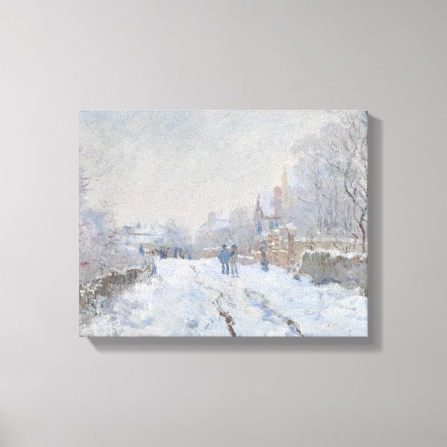 Claude Monet - Snö Scene i Argentina Canvastryck (Framsida)