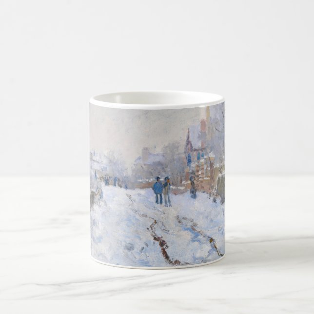 Claude Monet - Snö Scene i Argentina Kaffemugg (Center)