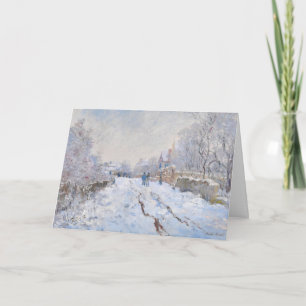 Claude Monet - Snö Scene i Argentina Kort