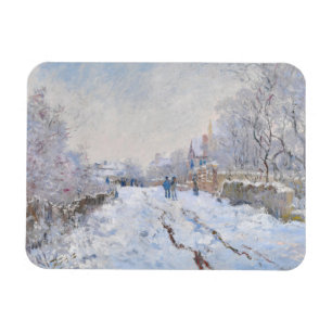Claude Monet - Snö Scene i Argentina Magnet