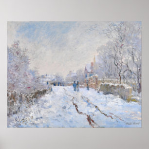 Claude Monet - Snö Scene i Argentina Poster