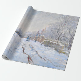 Claude Monet - Snö Scene i Argentina Presentpapper
