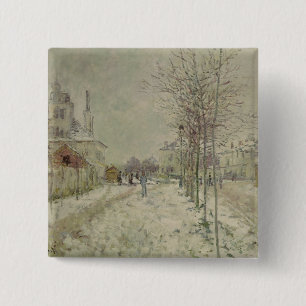 Claude Monet snö verkställer Knapp