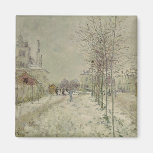 Claude Monet snö verkställer Magnet