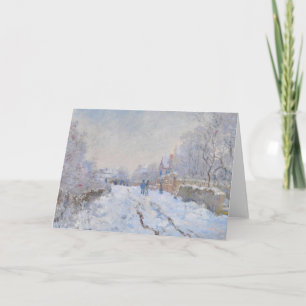 Claude Monet / Snö vid Argenteuil Kort