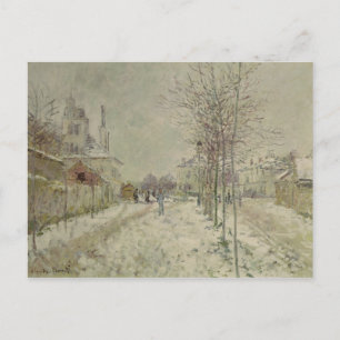 Claude Monet SNÖ Vykort