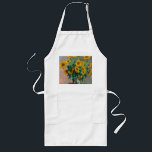 Claude Monet - Solblommor Långt Förkläde<br><div class="desc">Claude Monet - Solblommor</div>