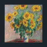 Claude Monet - Solblommor Magnet<br><div class="desc">Claude Monet - Solblommor</div>