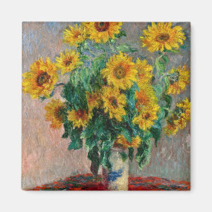 Claude Monet - Solblommor Magnet