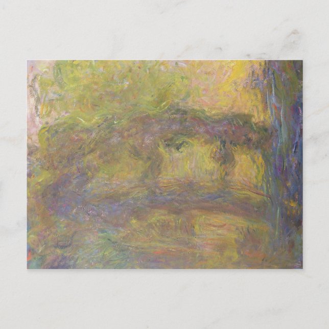 Claude Monet | som japanen överbryggar, 1918-24 Vykort (Framsida)