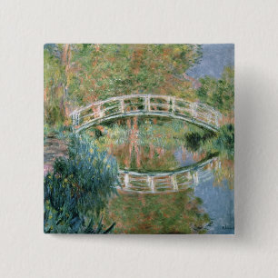 Claude Monet som japanen överbryggar, Giverny Knapp