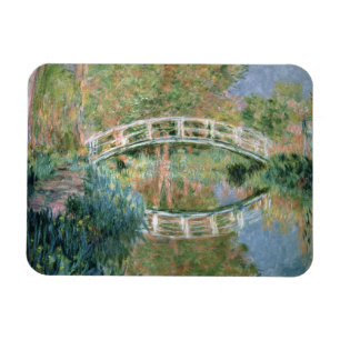 Claude Monet som japanen överbryggar, Giverny Magnet