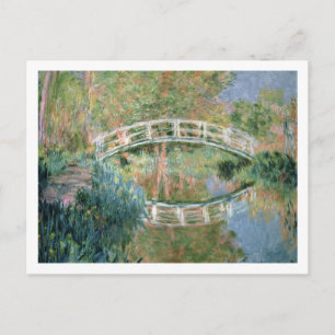 Claude Monet som japanen överbryggar, Giverny Vykort