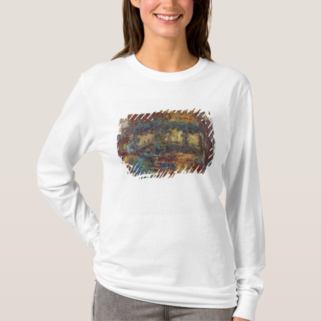 Claude Monet | som japanen överbryggar T Shirt (Framsida)