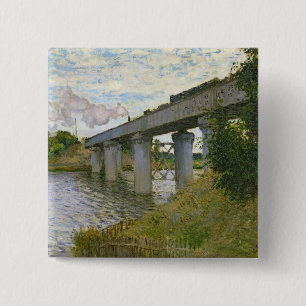 Claude Monet som järnvägen överbryggar på Knapp
