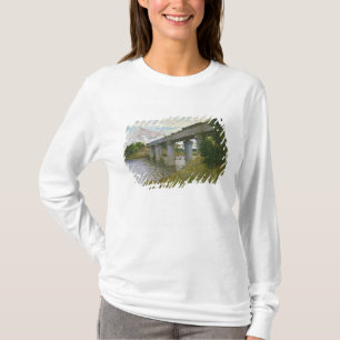 Claude Monet som järnvägen överbryggar på Tee