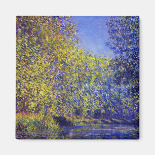 Claude Monet som målar krökningen i Epte nära Magnet