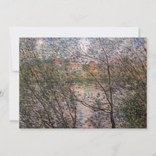 Claude Monet - Springtime genom grenar Inbjudningar