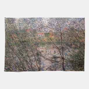 Claude Monet - Springtime genom grenar Kökshandduk